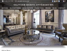 Tablet Screenshot of olivierberni-interieurs.com